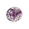 Bague fleurs de lys violets, en pâte polymère