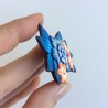 Broche fleurie en pâte polymère
