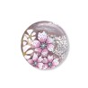 Bague cerisiers en fleurs, en pâte polymère