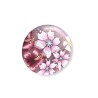 Bague cerisiers en fleurs, en pâte polymère