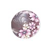 Big bague cerisiers en fleurs, en pâte polymère