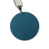 Pendentif rond moyen, collection lagon, en pâte polymère