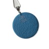 Pendentif rond moyen, collection lagon, en pâte polymère