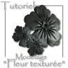 Tutoriel pdf : fleur unie texturée (pâte polymère) - français