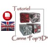 English tutorial pdf : 3d cane (polymer clay) - english version