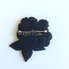 Broche fleurie en pâte polymère