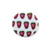 Bague aux fraises, en pâte polymère