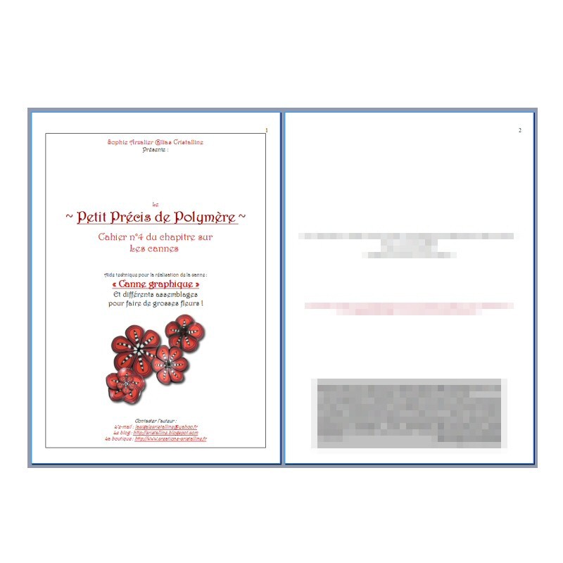Tutoriel pdf : réaliser des fleurs 3d (pâte polymère)