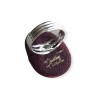 Bague matriochka fleurie en pâte polymère