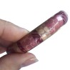 Bracelet bohème ton champagne rosé, en pâte polymère