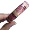 Bracelet bohème ton champagne rosé, en pâte polymère