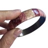 Bracelet bohème ton champagne rosé, en pâte polymère