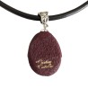 Pendentif matriochka fleurie en pâte polymère
