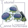 Tutoriel pdf : réaliser la canne hortensia (pâte polymère)
