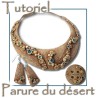 Tutoriel pdf : réaliser un collier plastron du désert (pâte polymère)