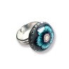copy of Bague fleur couronnée en pâte polymère