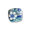 copy of Big bague joli bouquet aux fleurs bleues, en pâte polymère