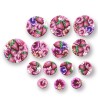 Lot de 14 cabochons (réservé V.Milan)