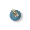 copy of Big bague joli bouquet aux fleurs bleues, en pâte polymère