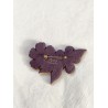 Broche fleurie en pâte polymère