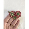 Broche fleurie en pâte polymère