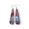 copy of Boucles d'oreilles longues, fleurs, en pâte polymère