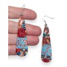 copy of Boucles d'oreilles longues, fleurs, en pâte polymère