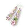 copy of Boucles d'oreilles longues, fleurs, en pâte polymère