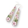 copy of Boucles d'oreilles longues, fleurs, en pâte polymère