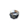Bague "Fleur d’Élégance" – Pièce Unique en Pâte Polymère