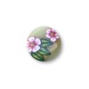 Bague "Sakura de Jade" – Cabochon Fleurs de Cerisier en Pâte Polymère