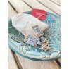 Boucles d'oreilles pendantes, tasse de thé, en pâte polymère