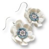 copy of Boucles d'oreilles violettes, fleuries, en pâte polymère