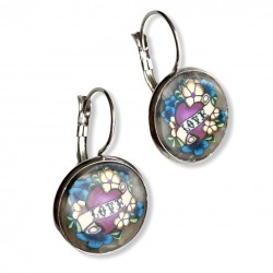 Boucles d'oreilles motif...