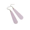 Boucles d'oreilles pendantes, cerisier en fleur, en pâte polymère