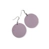Boucles d'oreilles pendantes, cerisier en fleur, en pâte polymère